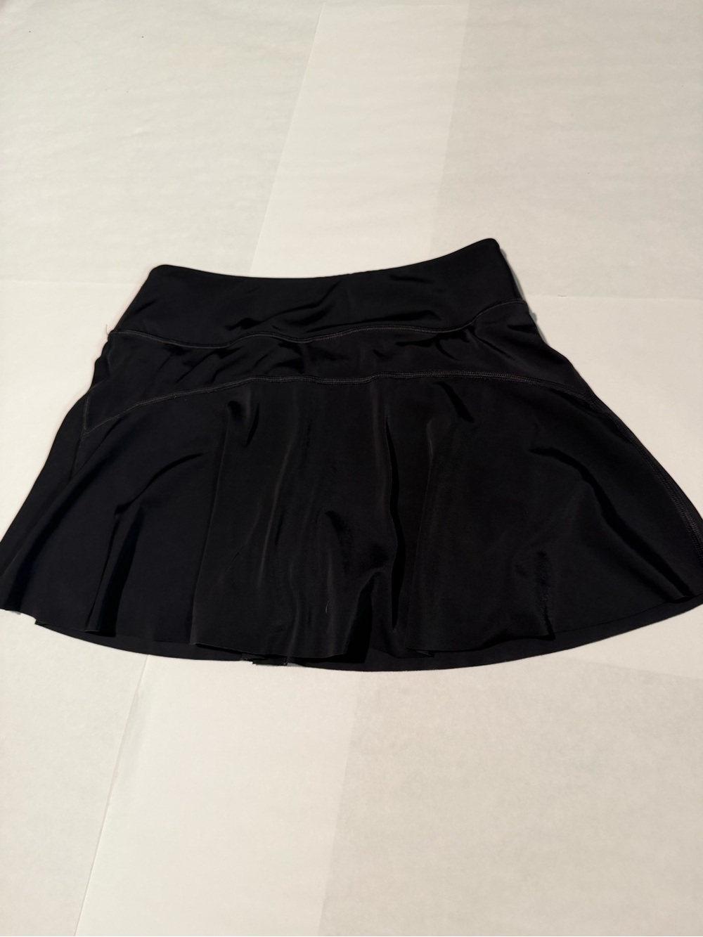 Women’s Black Skater Skirt with Wide Waistband